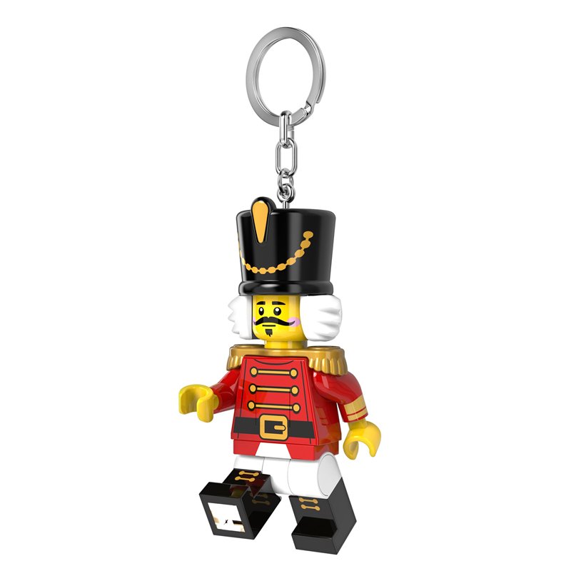Image secondaire de Lego Porte-clés avec lumière LED Motif casse-noisette, blanc, 9cm