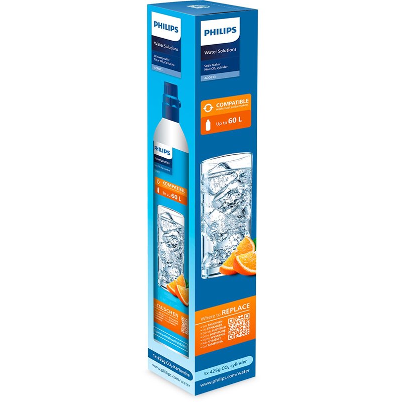 Image secondaire de PHILIPS Cartouche de recharge ADD913 Cylindre de réserve de CO2