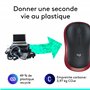 Logitech M185 Souris Sans Fil, 2.4 GHz avec Mini Récepteur USB, Longévité de la Pile 12 Mois, Résolution du Capteur 1000 PPP, Am