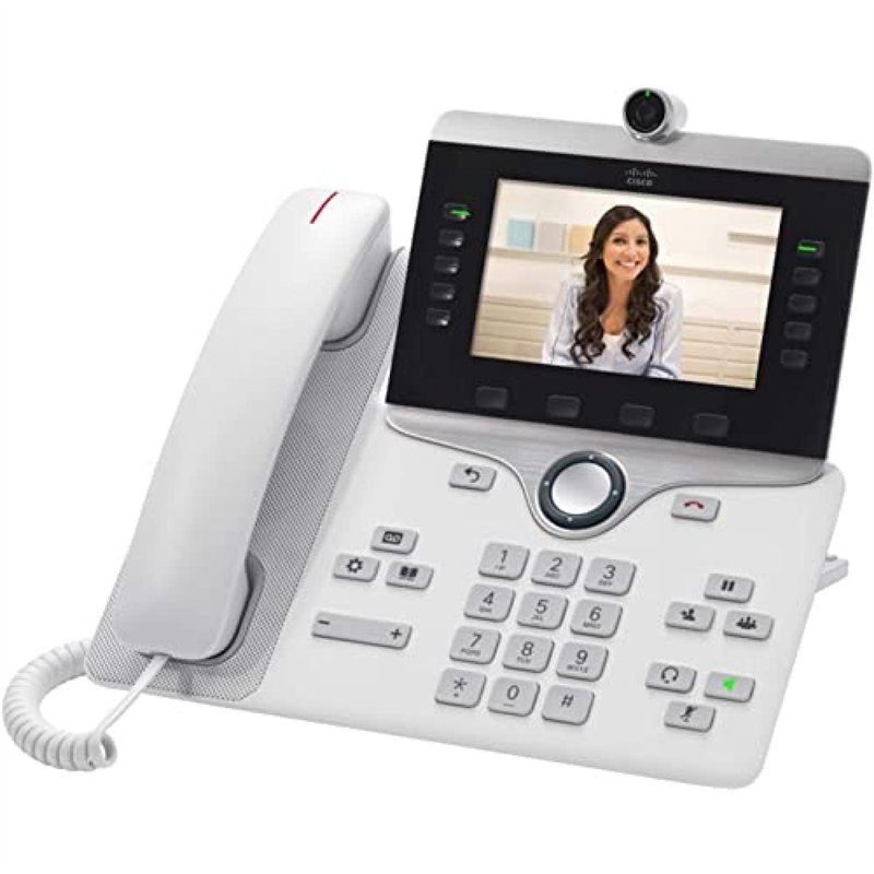 Image secondaire de Cisco IP Phone 8845 - Visiophone IP - avec Appareil Photo numérique, Interface Bluetooth - SIP, SDP - 5 Lignes - Charbon, Gris f