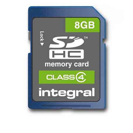 Integral Carte mémoire flash SDHC Class 4 8 Go