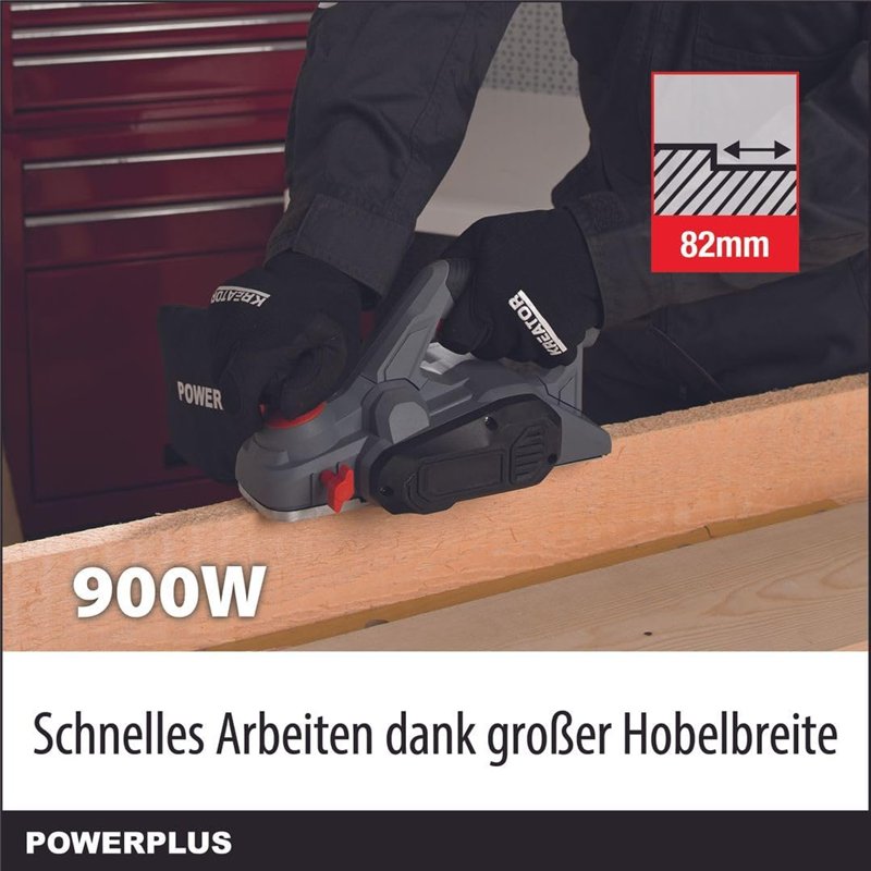 Image secondaire de POWERPLUS POWE80030 - Cepillo eléctrico 900w