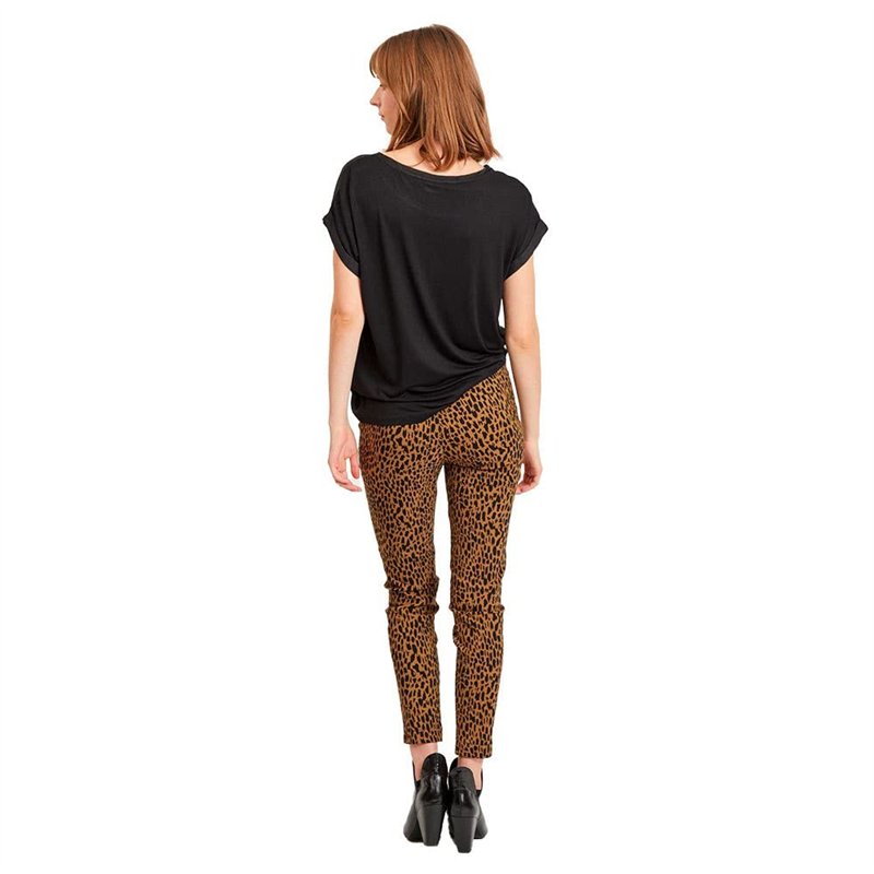 Image secondaire de Vila Viellette S/S Satin Top/Su-Noos T-Shirt, Noir, 34 Femme