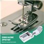 Artibetter Pied Presseur Fermeture à Glissière D48K7Q4717J pour Brother Janome Singer et Plus