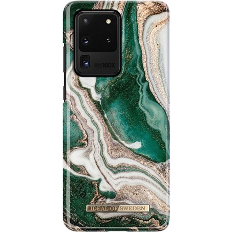 iDeal Of Sweden- Golden Jade Marble Fashion Case -Coque de Protection pour Samsung Galaxy S20 Ultra