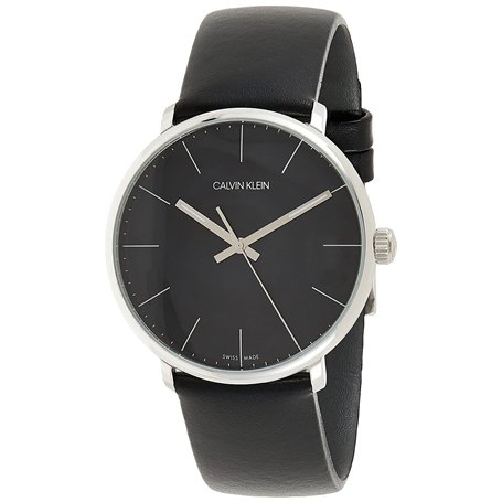 Calvin Klein Quartz Montre avec Bracelet en Cuir K8M211C1