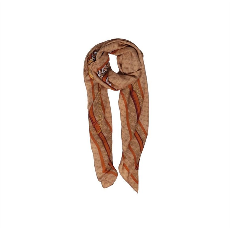 guess Foulard kefiah noelle 130×130 AW5134VIS03 LTL lait logo, multicolore, L