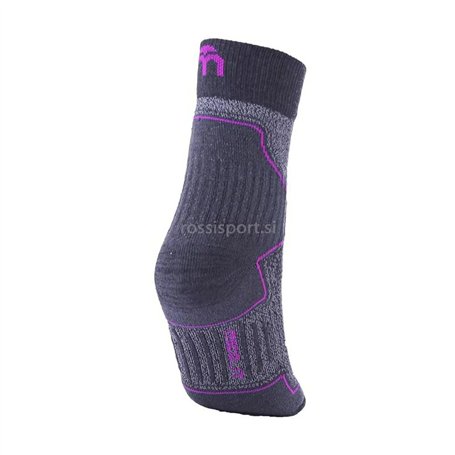 MICO Light Trekking Chaussettes Courtes, Chaussette Foot, Gris, S