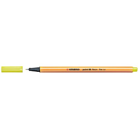 STABILO point 88 Neon stylo fin - Stylos fins (Orange, Jaune)