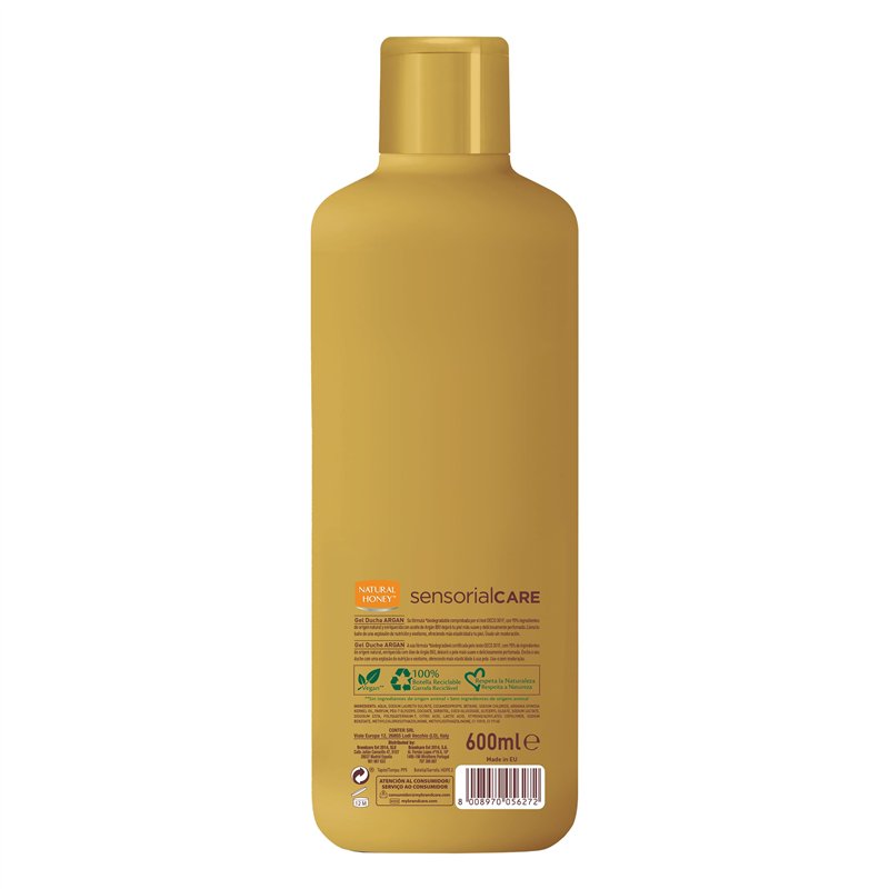 Image secondaire de NATURAL HONEY GEL DE BAÑO ELIXIR DE ARGAN 650ML + 100ML