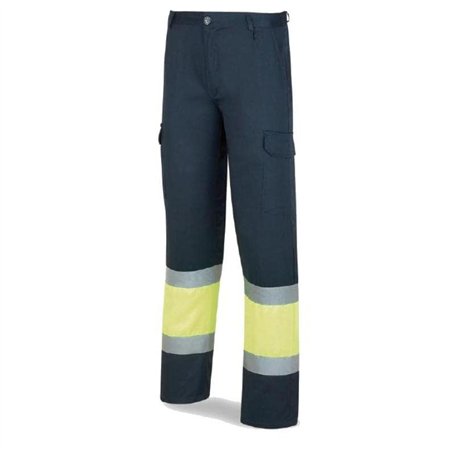 Marque-PFY 388/A46 Pantalon Haute Visibilité Jaune/Bleu 46