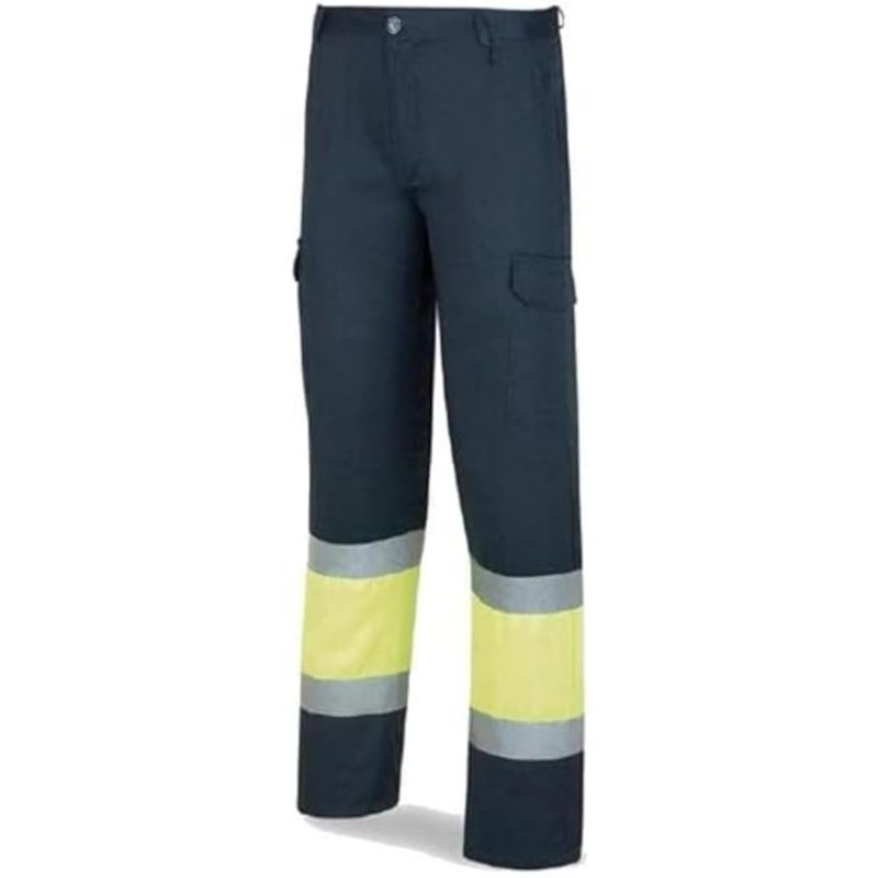 Marque-PFY 388/A52 Pantalon Haute Visibilité Jaune/Bleu 52