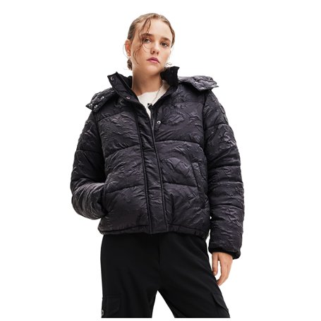 Desigual Padded_Calgary Manteau rembourré pour Femme, Noir