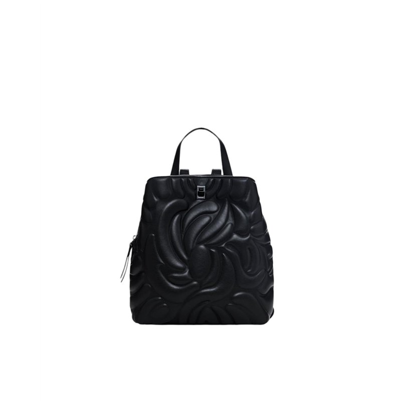 Image secondaire de Desigual Accessoires PU, Mini Sac à Dos en polyuréthane Femmes, Noir, Einheitsgröße