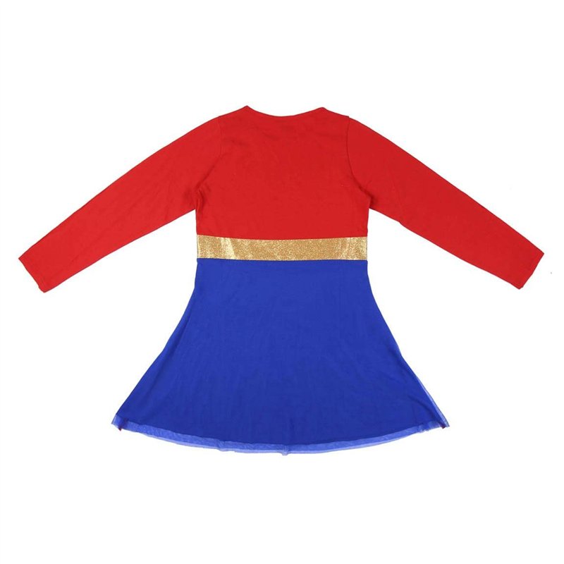 Image secondaire de CERDÁ LIFE'S LITTLE MOMENTS Fille Robe Wonderwoman À Manches Longues avec Tutu – Licence Officielle DC Comics Bridesmaid Dress, 