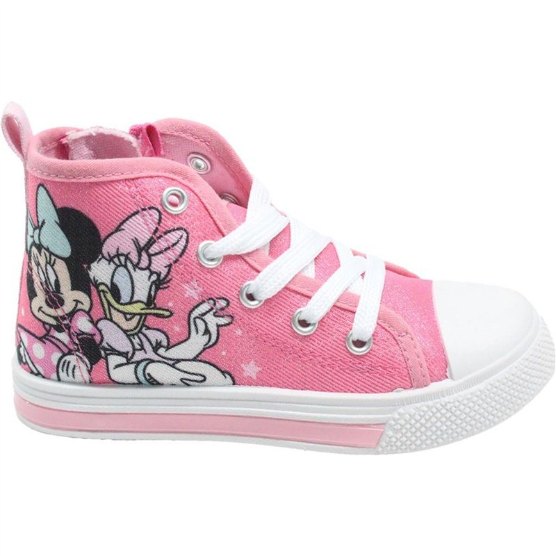 CERDÁ LIFE'S LITTLE MOMENTS Loneta Altas Zapatillas Luces Minnie 2-8 Años Antideslizante Basket, Rose, 29 EU