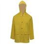 vidaXL 2X Imperméable Robuste avec Capuchon et Salopette Jaune XL Randonnée