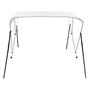 VidaXL Haut de Bikini 3 nœuds Blanc 183 x 196 x 140 cm