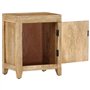 vidaXL Comodino 40x30x50 cm in Legno Massello di Mango