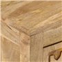 vidaXL Comodino 40x30x50 cm in Legno Massello di Mango
