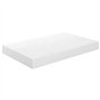 vidaXL Lot de 4 étagères murales flottantes en MDF Blanc brillant 39,9 x 23,1 x 3,8 cm