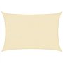 Bussandri Voile d'ombrage en polyéthylène haute densité 160 g/m² Crème 2 x 3 m