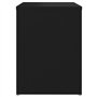 Comodino Nero 40x30x40 cm in Truciolato