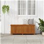 Boîte de rangement de jardin 150x50x58 cm Bois d'acacia solide