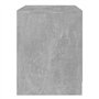 vidaXL Comodino Grigio Cemento 45x34,5x44,5 cm in Truciolato