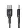Câble USB Startech USB2AC3MNC Noir 3 m