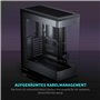 Phanteks Evolv X2, châssis de Jeu mi-Tour, système de Refroidissement Vertical, châssis en Verre trempé Transparent, Panneau int
