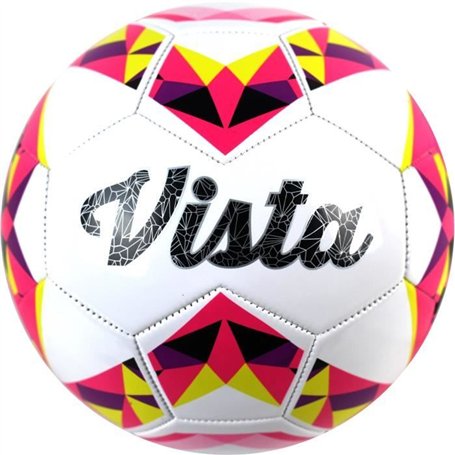 Ballon football - DUARIG - Vista - Jaune et rose - T5