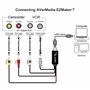 AVerMedia DVD EZMaker 7 (C039) – Boitier d'acquisition vidéo analogique en numérique, convertissez vos VHS en DVD facilement (VH