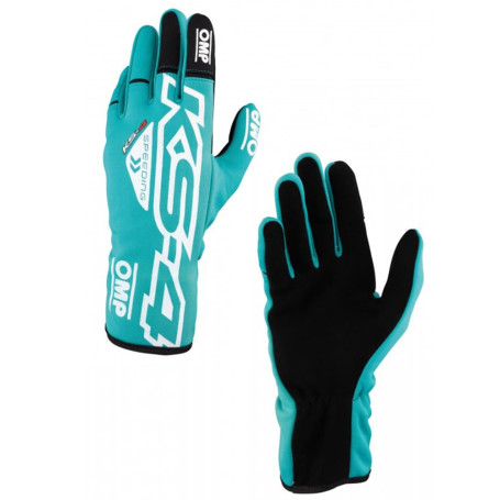 Ompracing Omp Kart KS-4 Gants Vert Menthe Taille S