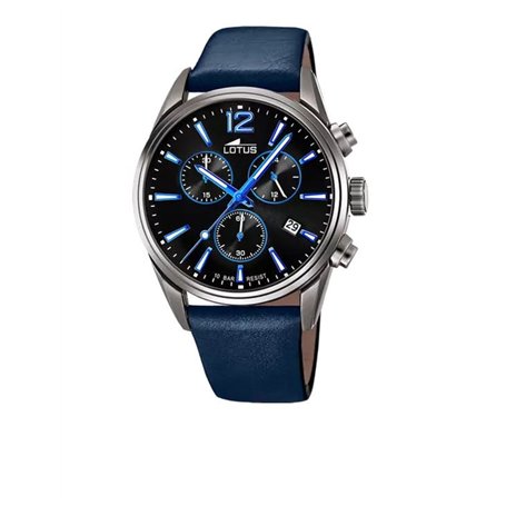 LOTUS Homme Analogique Quartz Montre avec Bracelet en Cuir 18683/6