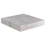 VidaXL Étagères murales flottantes 2 pcs Gris béton 23x23,5x3,8 cm MDF