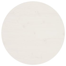 Dessus de table Blanc Ø60x2