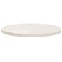 Dessus de table Blanc Ø60x2,5 cm Bois de pin massif