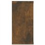 Mensole Parete Cubo 2pz Rovere Fumo 100x15x30 Legno Multistrato