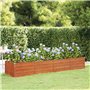 Bussandri Exclusive - Jardinière surélevée 320x80x45 cm acier corten rouillé