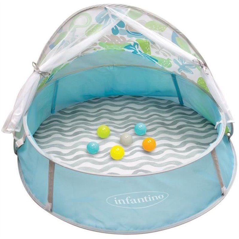 Image secondaire de Aire de jeu évolutive a balles 3 en 1 avec canopy anti UV et moustiquaire - INFANTINO - 303127