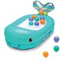 Baignoire baleine gonflable - Avec balles de jeu et thermometre intégré - 76.2 x 45.7 cm - Bleu - INFANTINO
