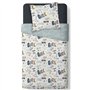 Housse de couette enfant 140x200 cm avec 1 taie d'oreiller 63x63 cm Parure de lit Polyester First 1.11