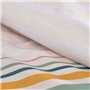 Parure de lit - TODAY - Sunshine - 11.23 imprimé rayé - 2 personnes - 220 x 240 cm - 100% Coton 57 fils