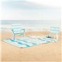Serviette de plage Aktive PEVA 200 x 1 x 150 cm (6 Unités)