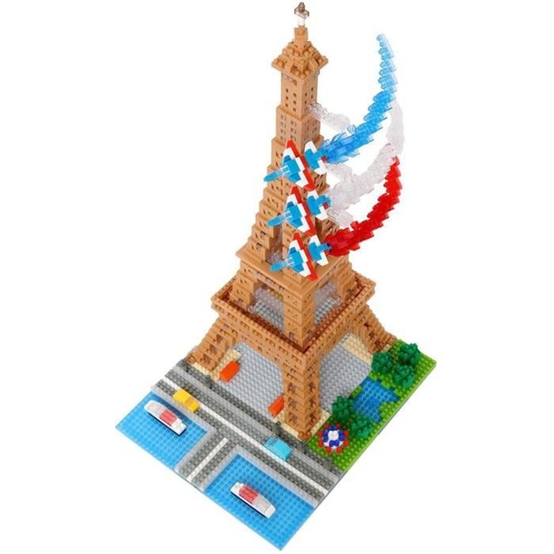 Nanoblock - Bandai - NB057 - Tour Eiffel - 500 pièces - à monter soi-même - 8 ans et plus
