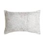 Coussin DKD Home Decor Blanc Polyester Floral 60 x 10 x 40 cm