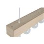 Suspension Home ESPRIT Blanc Noir Marron Clair Bois 50 W 80 x 10 x 30 cm