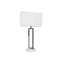 Lampe de bureau Home ESPRIT Blanc Argenté 50 W 220 V