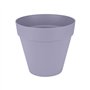 Pot de fleur - Elho - Loft Urban Rond - Roues 40 - Violet - L 39 x B 38.5 x H 35 cm - Extérieur - 100% recyclé